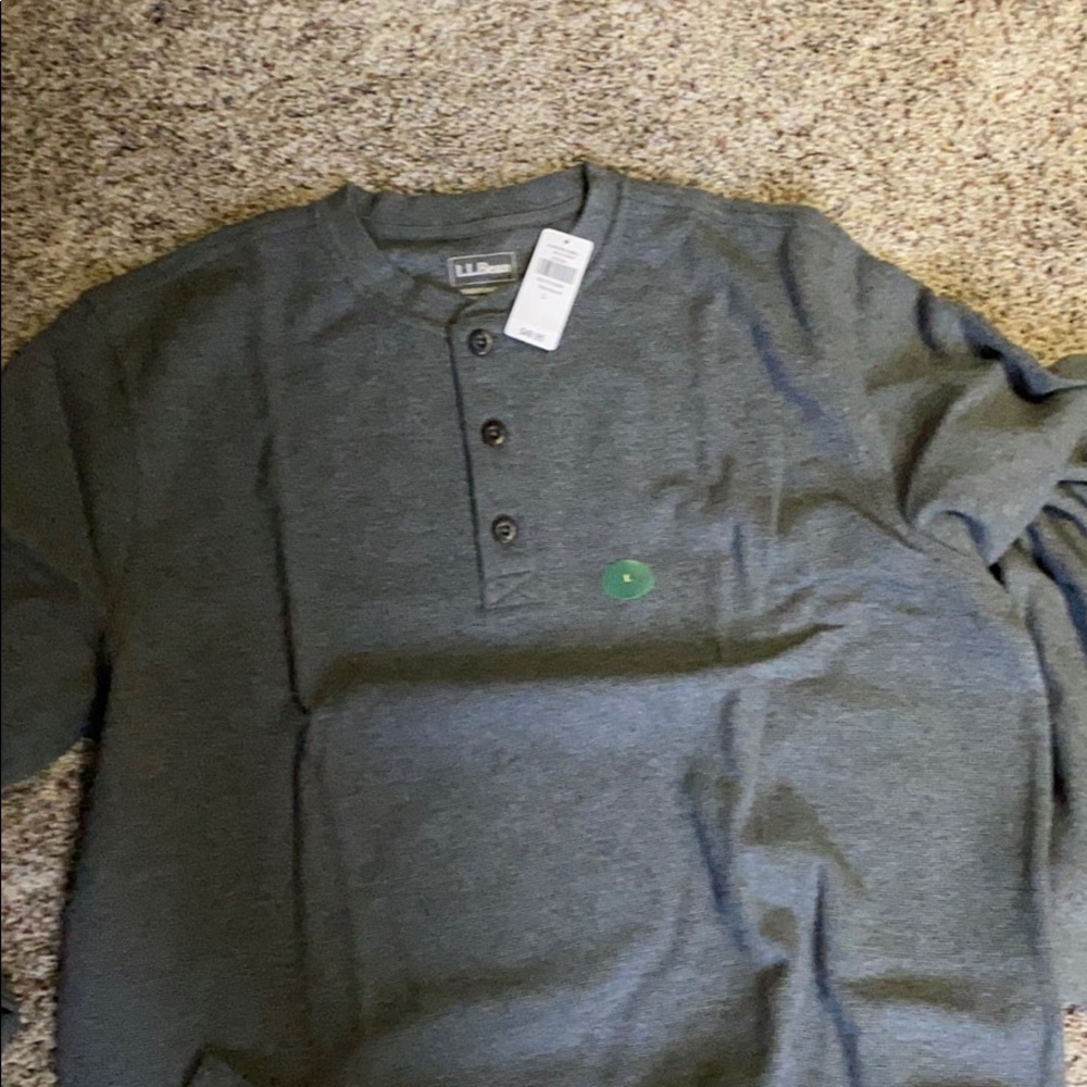 LL bean waffle shirt.